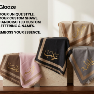 Customize Name print Shawl